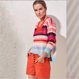 Cabi Sweet Tooth Striped Sweater